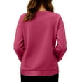 thumbnail image 5 of Riecok Maternity Sweatshirts for Women Crewneck Pullover Funny Printed Long Sleeve Tops Trendy Oversized Clothes, 5 of 6