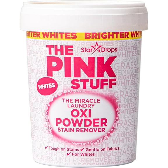 Stardrops - - The Miracle Laundry Oxi Powder Stain Remover Specifically Formulated for Whites, 1 kg