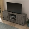 thumbnail image 6 of Merrick Lane Durable Television Stands, Metal Wood Gray, 15.50 x 59.00 x 23.75 Inches, 75 lb, 6 of 15