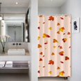 thumbnail image 3 of Fallen Maples Shower Curtain Red Leaves Fall Leaves Autumn Season Thanksgiving Day Harvest Rustic Shower Curtains for Bathtubs Camp Farmhouse Fabric Polyester with Hooks 36x72 Inches, 3 of 6