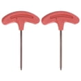 thumbnail image 1 of 2uds Torx Destornillador T10 S2 Acero T Mango Estrella Llave para CNC Torno Porta-herramientas, 1 of 5