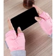 thumbnail image 4 of Yammee USB Electric Rechargeable Mitten Heated Gloves Half Finger Warmer Winter Half Finger Gloves, 4 of 19