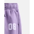 thumbnail image 5 of Wonder Nation Girls Fleece Sweatshirt and Joggers Set, 2 Piece, Sizes 4-18 & Plus, 5 of 5