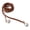 Camel, variant on SmartBy Pearl Waist Chain Elegant Vintage Imitation Leather Slim Belt with Knot for Women for Party Dresses Pants
