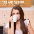 thumbnail image 5 of Gran Taza de Café de 12 onzas en Cerámica Resistente con Asa Ergonómica Ideal para Oficina y Regalo, 5 of 5