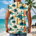 thumbnail image 5 of Yopmin Tropical Tank Tops for Men Palm Tree Print Beach Sleeveless T Shirts Summer Tank Tops for Streetwear Vacation, 5 of 7