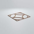 thumbnail image 3 of Ekena Millwork 23 3/8"W x 23 3/8"H x 3/8"T Large Crosby Decorative Fretwork Wood Wall Panels, Walnut, 3 of 7