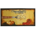 thumbnail image 2 of Kashi Home Kitchen Rug, Area Rug, Mat, Beautiful Print Non-Skid Latex Back Spaghetti 18x30 Rectangle, 2 of 4