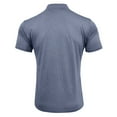 thumbnail image 5 of Yaoyar Men's Short Sleeve Polo Shirts Casual Slim Fit Basic Designed Cotton Shirts, 5 of 5