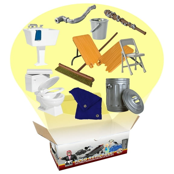 Hardcore Bathroom Deal for WWE & AEW Wrestling Action Figures