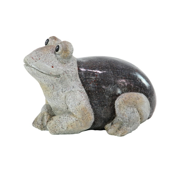 DecMode 10" Indoor Outdoor Frog Garden Sculpture