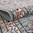 thumbnail image 3 of Rugs.com Rabia Collection Rug – 4' x 6' Oval Blue Low Rug Perfect For Living Rooms, Large Dining Rooms, Open Floorplans, 3 of 3