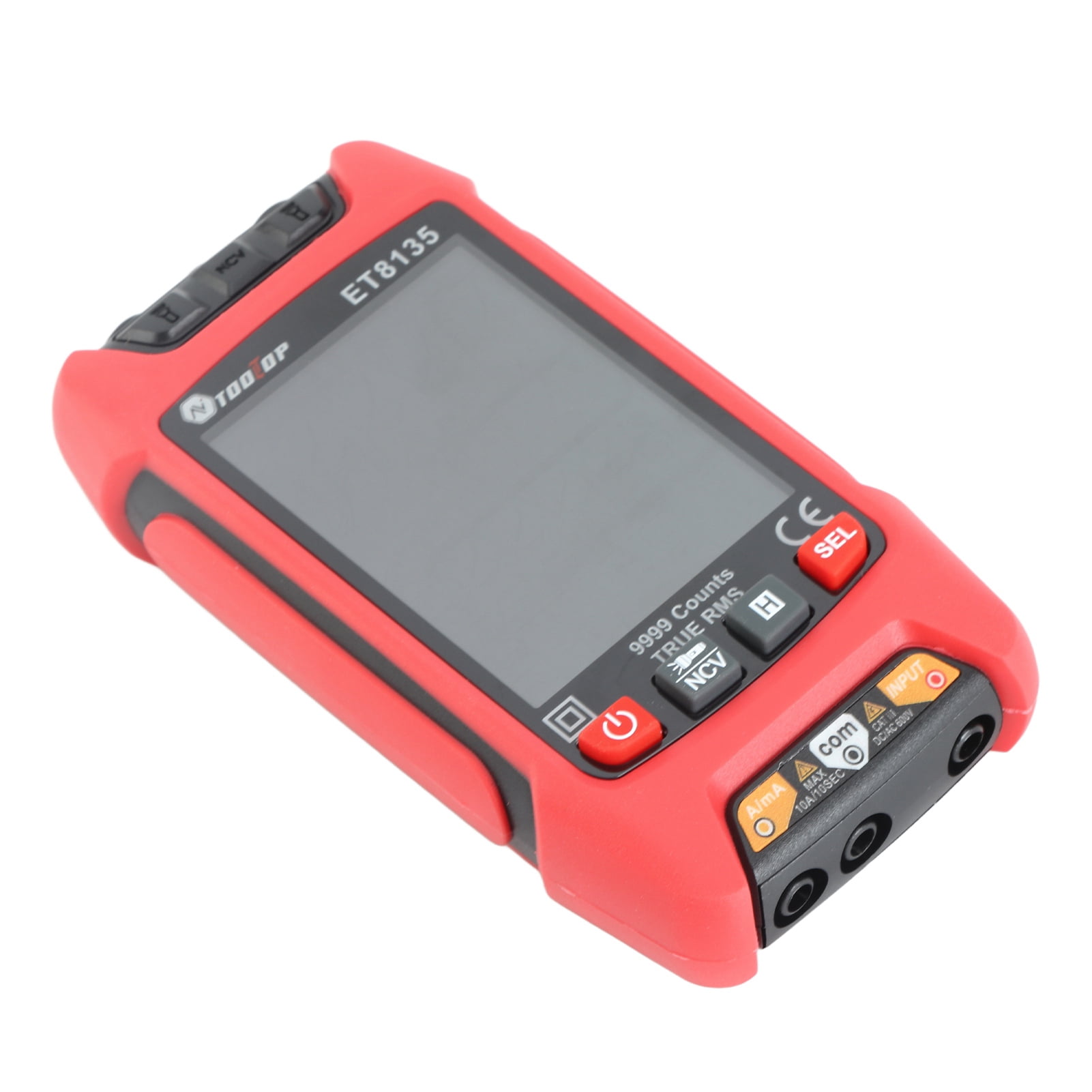 Resistance 9999 Counts Digital Multimeter Color Display Handheld Multimeter NCV Noncontact Sensing Professional Voltage Current Capacitance Resistance Diode Measurement Meter
