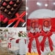 thumbnail image 5 of 25 piezas de lazo de cinta roja, adorno de lazo de cinta con corazón para decorar fiestas, bodas, regalos, cumpleaños, coche, ramo de pelo, silla, hogar, dormitorio, 5 of 5