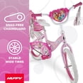 thumbnail image 4 of Huffy 16" Disney Princess Kids' Bike, Fits Riders 3'5" - 4'0", Pink, Child, Girl's, 4 of 15