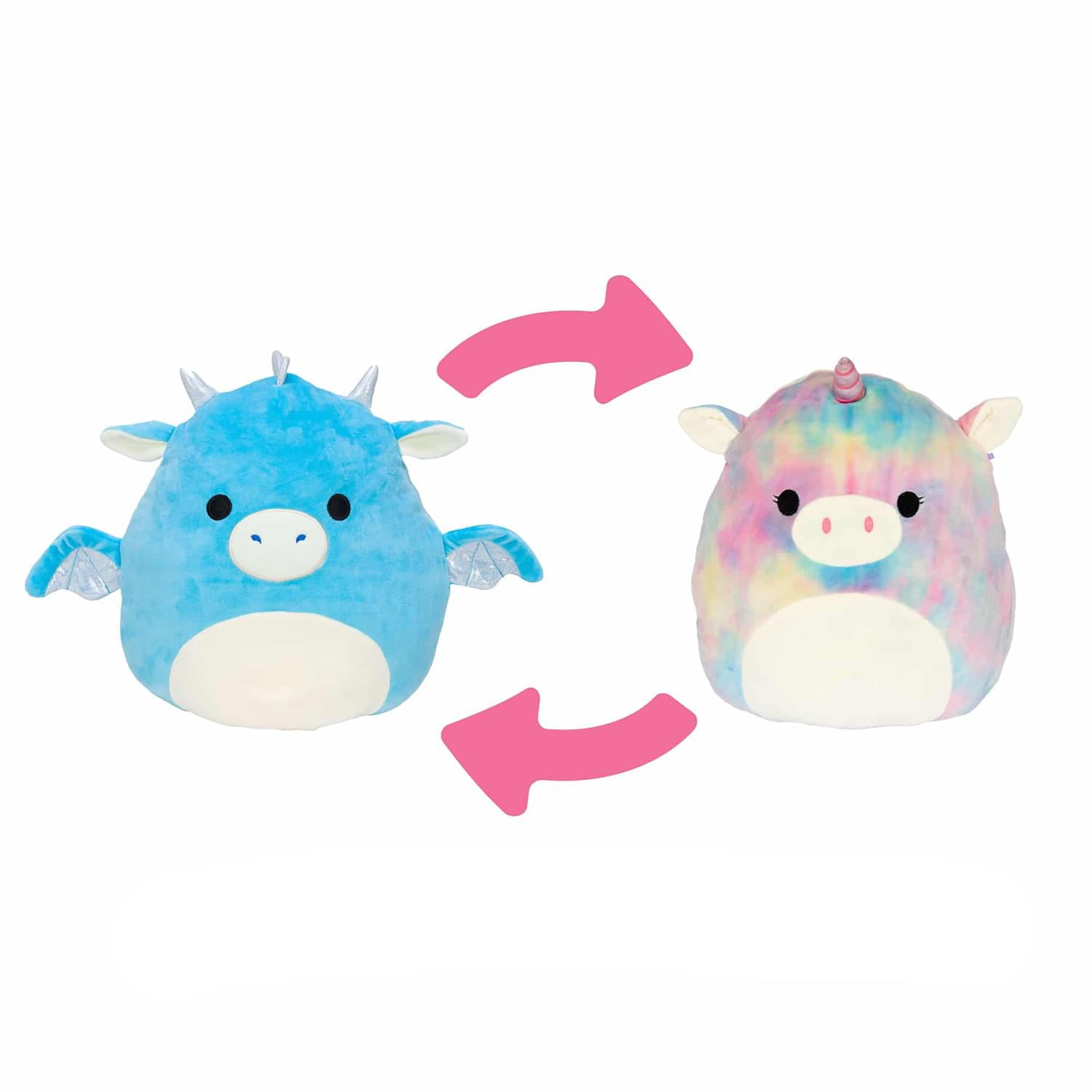 Squishmallow 12 Inch Flip A Mallow Plush | Tie Dyed Pegasus
