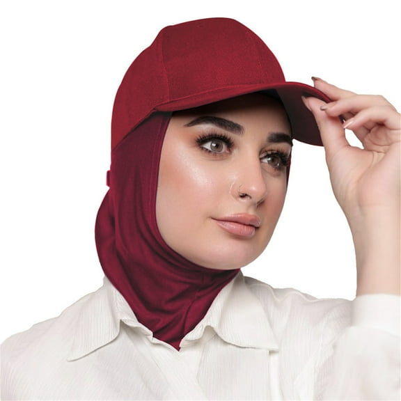 Lightweight Shawl Baseball Hat And Scarf Set For Women Offering Comfort Women Hijab