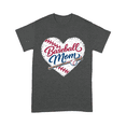 thumbnail image 4 of Baseball Mom Heart Graphic Tee, 4 of 6