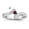 thumbnail image 1 of Sterling Silver Rhodium-plated Family Jewelry Mounting XMR13/1SSM-8 (mm x 2mm), 1 of 3