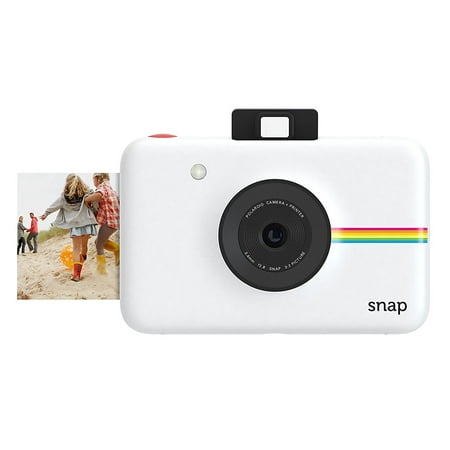 Refurbished Polaroid POLSP01W Snap Instant Digital Camera w/ ZINK Zero Ink Printing - (Best Instant Digital Camera)