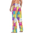 thumbnail image 5 of GZHJMY Cat Pajama Pants for Men, Lounge Pants Lightweight Men Pajama Bottoms with Drawstring Pockets, Christmas New Year Birthday Gifts, Medium, 5 of 6
