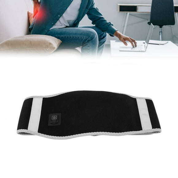 Lower Back Heating Wrap, External Power Supply Bag Heat Therapy 3 Heat Settings Pain Relief Heating Waist Belt Wrap for Stomach Lumbar for Men for Women