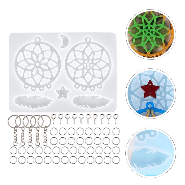 UPOUART 1Jgo De Silicona Para Atrapasueños Kit Para Accesorio Color Surtido