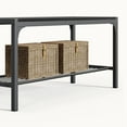 thumbnail image 2 of Asofer 4 Piece Dining Table Set with 2 Chairs and Bench, Kitchen Table Set with Storage Rack,Space-Saving Dinette Set for Small Apartment,Black, 2 of 8