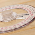 thumbnail image 2 of Yibooy All Circular 10cm 360 Degree Pointer Protractor Ruler Angle Finder Random, 2 of 4