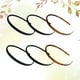 thumbnail image 4 of 6 piezas de aros de resina antideslizantes para el cabello con dientes, diadema para lavar la cara, diadema para mujer (negro, goma negra, café por cada 2 piezas), 4 of 5