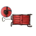 thumbnail image 5 of Folding Wagon Cart Collapsible Outdoor Utility Wagon Garden Shopping Cart Beach Wagon with All-Terrain Wheels(Red), 5 of 8
