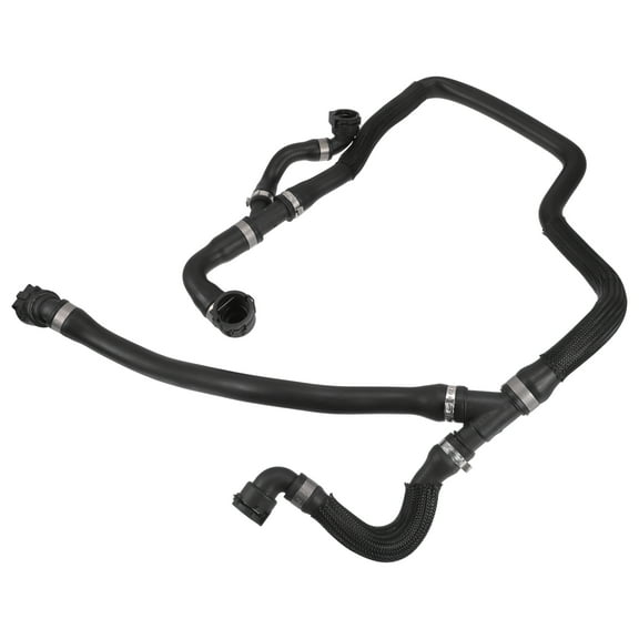 Unique Bargains Radiator Hose for BMW X6 High Sealing No.17127576371 | Expansion Tank Water Pipe Black 1 Pcs for BMW X5