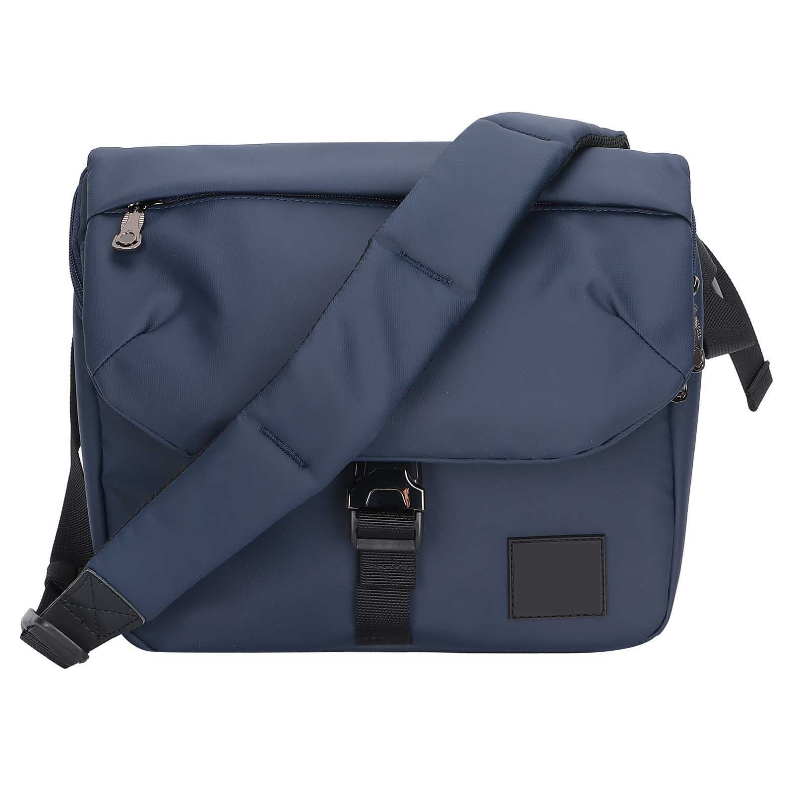 Shoulder Satchel Bag Messenger Bag Multipurpose Polyester Leather For Travel For Outdoor Dark Blue