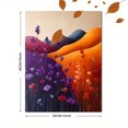 thumbnail image 3 of Qisvanset 12x16 Inch Abstract Rolling Hills Canvas Wall Art, Pastoral Landscape Minimalist Modern Nature Decor, 3 of 8