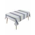 thumbnail image 2 of Blue Beige Tablecloth Rectangle Table Cloths 54x108, Waterproof Tablecloth Outdoor Table Cloth, Modern Abstract Gradient Vertical Stripes Washable Table Cover for Kitchen Dinning Party, 2 of 8