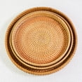 thumbnail image 2 of Cesta de frutas de ratán, cesta de pan tejida a mano, cesta de pan al vapor, cesta de almacenamiento para el hogar, bandeja redonda, 2 of 4