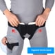 thumbnail image 2 of Cinturón ajustable para hernia inguinal para hombres y mujeres, doble soporte para hernia, alivio y recuperación del dolor , almohadilla de espuma de PU(XL）, 2 of 8