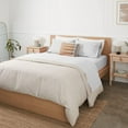 thumbnail image 7 of Five Looms Classic Cotton Percale Sheets Set, Queen (Gray, 4 Piece), 7 of 7