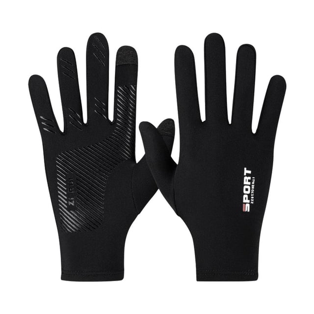 SharkTRUE Breathable AntiUV Motorcycle Gloves with Sun Protection NonSlip Ice Silk Fingerless Rider Glove