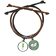 thumbnail image 1 of Yellow green spiral helado de dulce Pulsera Cuerda Mano Cadena Cuero Dinero Pulsera Unbranded M, 1 of 2