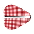 thumbnail image 5 of Yiaed Red Checkboard Print Hair Cap with Button,Coral Fleece Hair Towel Wrap for Women Wet Hair,Quick Dry Turban for Wet Hair Long Thick Hair, 5 of 5