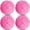 Pink-4PCS, variant on Pre Cut Tennis Balls for Walkers, Walker Glide Balls for Chairs Furniture Legs, Floor Protection Felt Pads, Smooth Glide Mobility Aid Accessory, 4 Pack