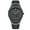Black Shell Black Surface, variant on New stylish business men's watch with three-dimensional embossed leaves, waterproof quartz movement, men's wristwatch, fashionable and trendy