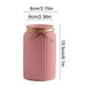 thumbnail image 3 of Florero Moderno de Plástico para Bodas, Eventos y Decoración Del Hogar | Florero Decorativo de 15,5 Cm de Alto En Negro, Rosa y Blanco | Apto para Flores Frescas o Artificiales, 3 of 6