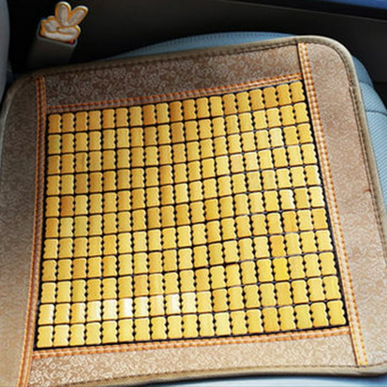 HEVIRGO Car Seat Cushion Pad 1PCS Car Summer Bamboo Comfort