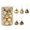 Gold, variant on Christmas Ball Ornaments,68 Pieces Xmas Tree Shatterproof Ornaments with Hanging Loop for Holiday and Party Deocation,Bronze