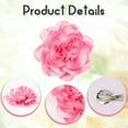 thumbnail image 5 of 1pc 20cm Big Flower Brooch Purple Extra Large Camellia Brooch Pins for Clothes Removable Satin Fabric Lapel Pins Brooch for Women Dresses Wedding Party Banquet Suit Accessories Jewelry Gifts 1pc Pink, 5 of 9