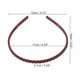 thumbnail image 3 of Ofertas Únicas 1 Pc Diadema Clásica Elegante con Acabado Mate para Mujeres y Niñas 5.51"x4.72" Rojo Vino, 3 of 4