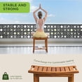 thumbnail image 4 of Banco de ducha de teca GREENTEAK Premium 22 con asas, 300 kg, 4 of 6