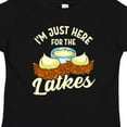 thumbnail image 4 of Inktastic Hanukkah Funny Here for Latkes Boys or Girls Toddler T-Shirt, 4 of 5